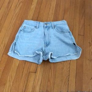 cute high waisted jean shorts